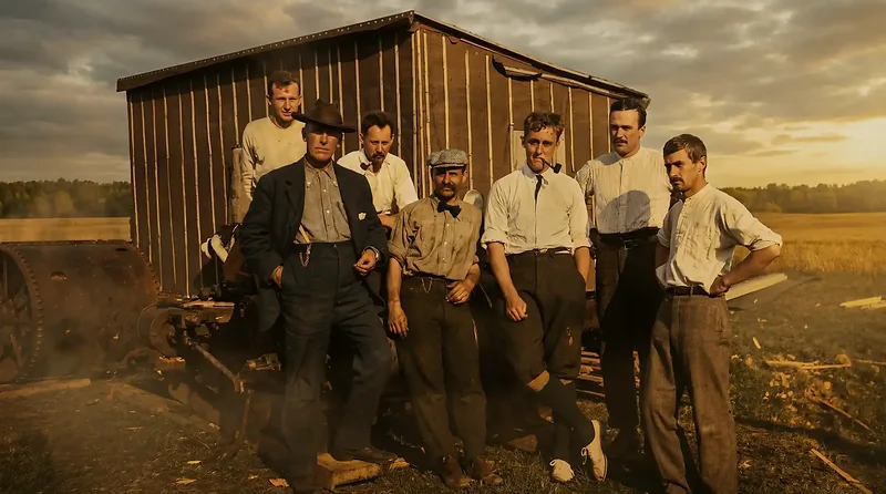 The lots of Oak Island (AI-assisted historical reconstruction, not a photograph)