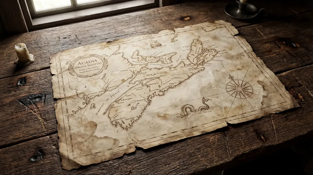 The Map of Nova Scotia, Oak Island jigsaw puzzle on thecurseofoakisland.com