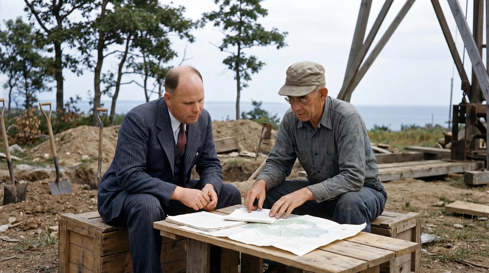 Gilbert Hedden and Edwin Hamilton: The Engineers Who Mapped the Oak Island Money Pit