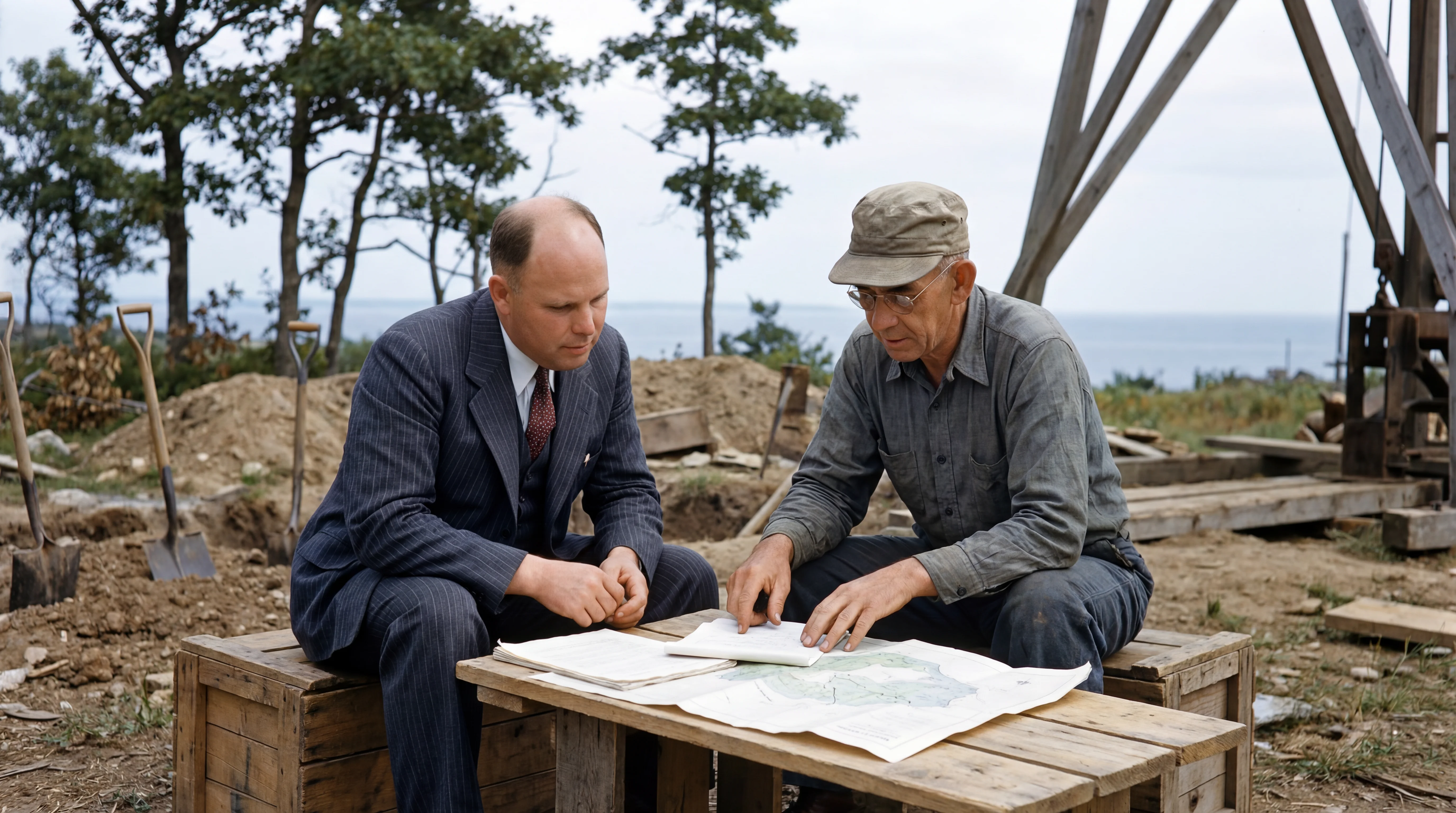 Gilbert Hedden and Edwin Hamilton: The Engineers Who Mapped the Oak Island Money Pit