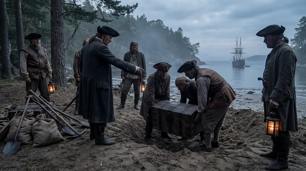 Pirates and Privateers, Oak Island jigsaw puzzle on thecurseofoakisland.com