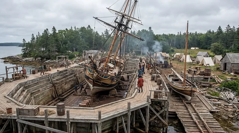 The Oak Island Dry Dock