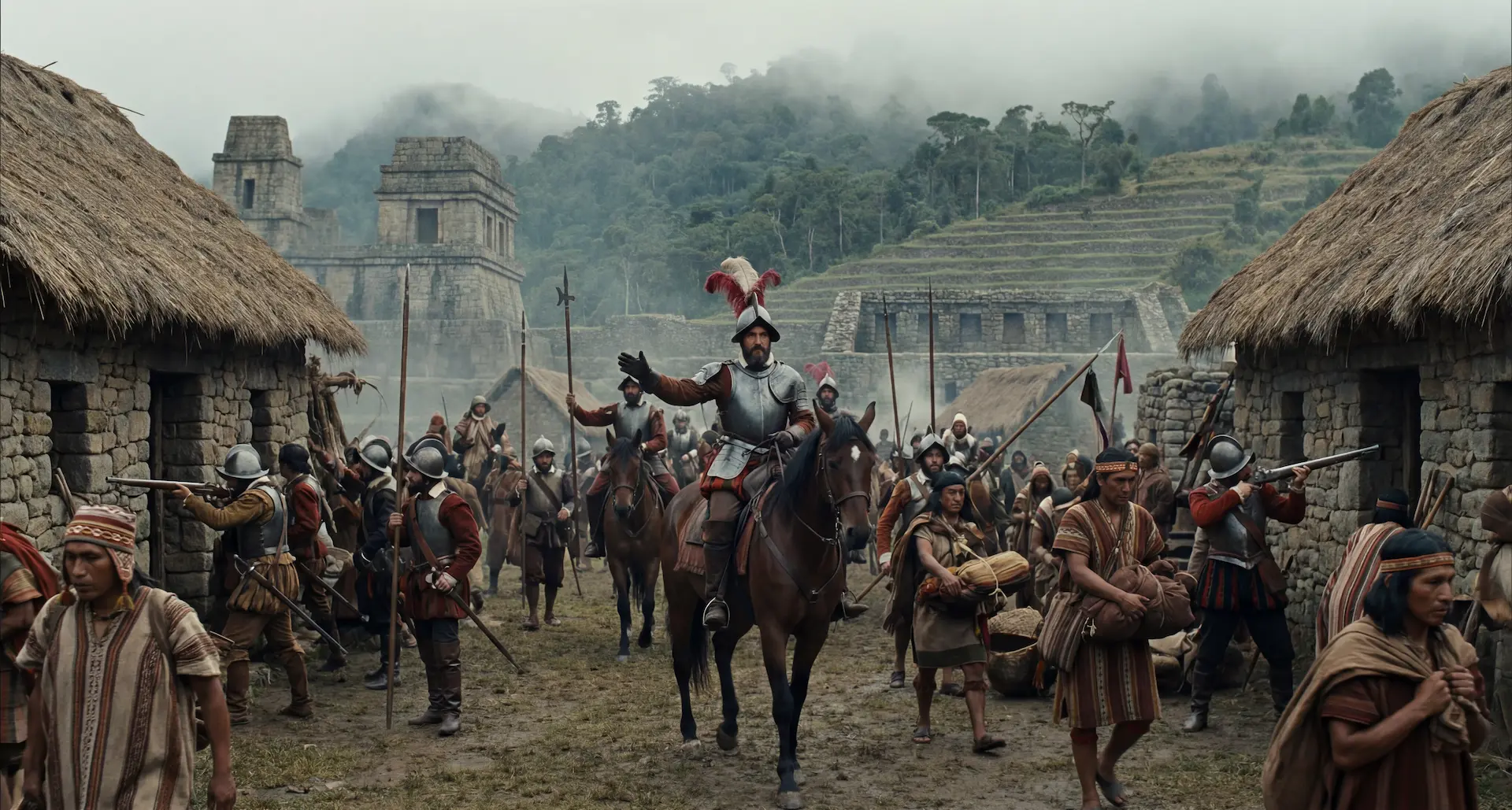 Spanish Galleons full of Inca Gold