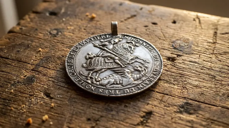 Order of the Garter medallion from 1671 found near New Ross
