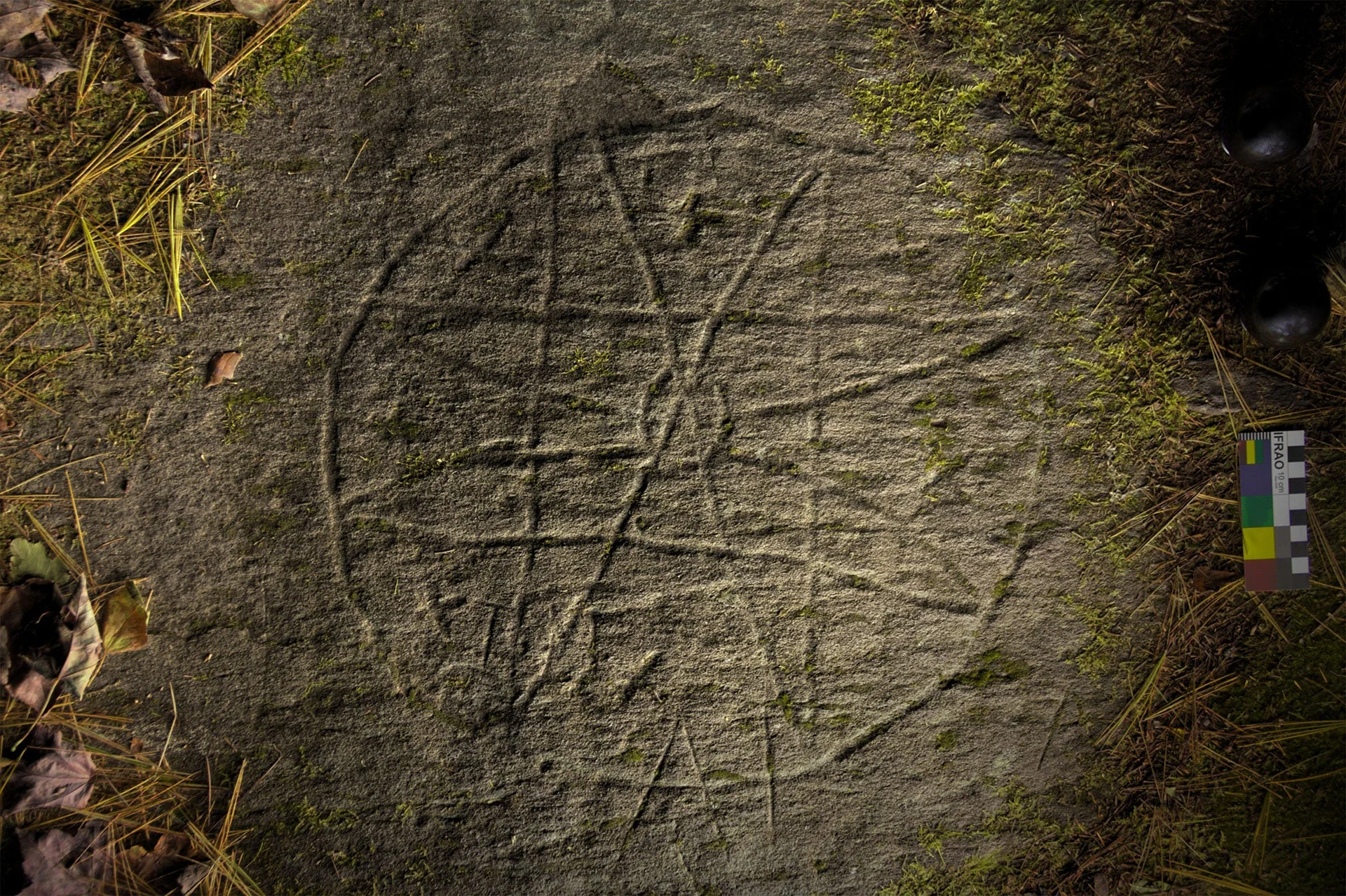 Bedford Petroglyph of an Eight-pointed Star