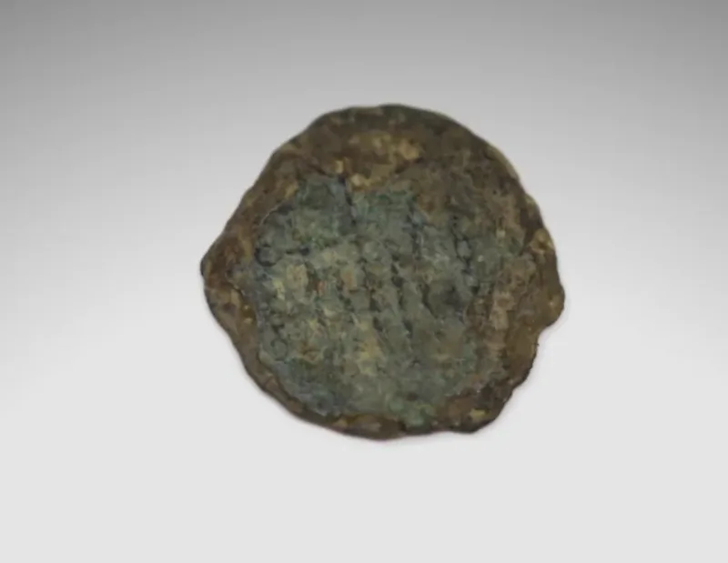 British Tudor portcullis coin, 1500s (Lot 5) — Colonial Coin found at Island General, Oak Island, Nova Scotia. Dated: 1500s (Tudor era)
