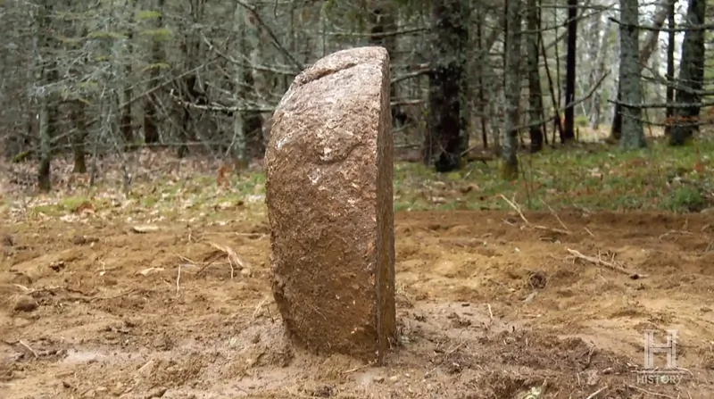 The Kingdom stone on Oak Island