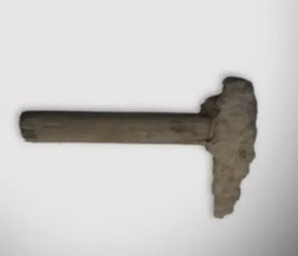 Pick Axe — colonial artifact. found at Money Pit, Oak Island