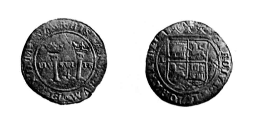 Spanish 11 maravedis, 1598 (Smith's Cove)