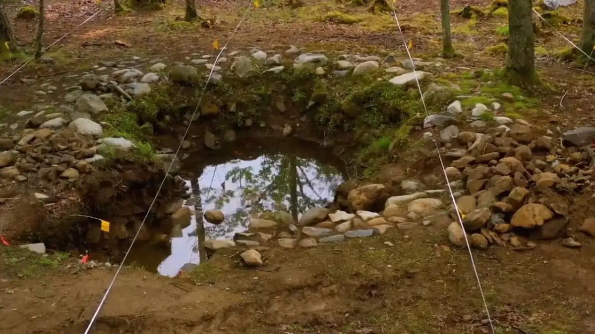 Round stone feature (Lot 5)