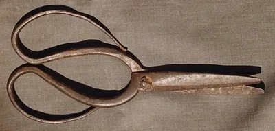 Wrought iron scissors