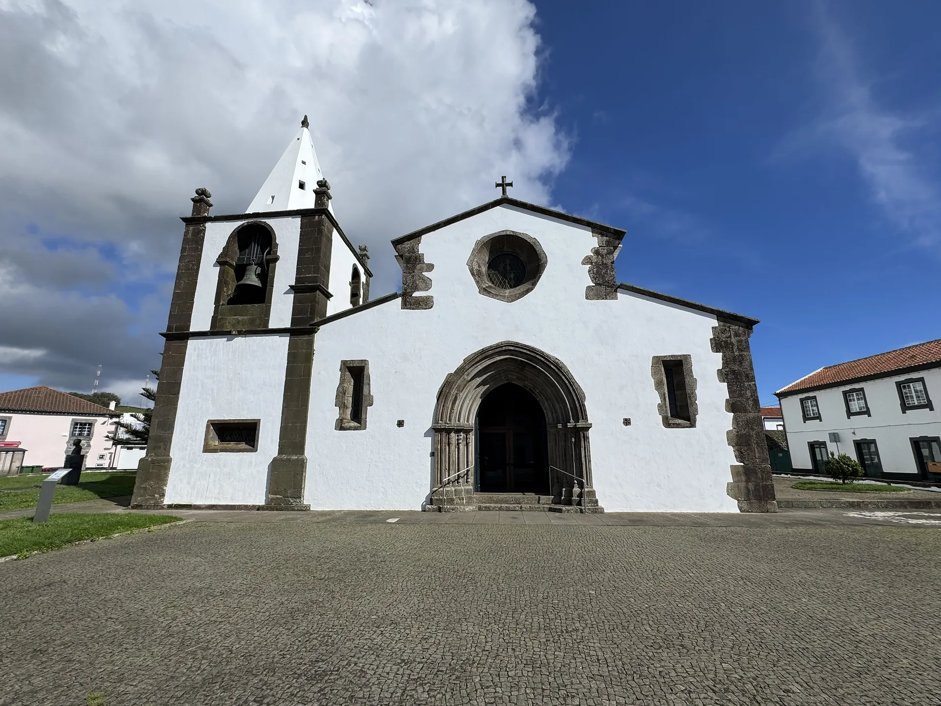 The Mother Church of Saint Sebastian in Vila de Sao Sebastiao, Terceira, Azores, Portugal